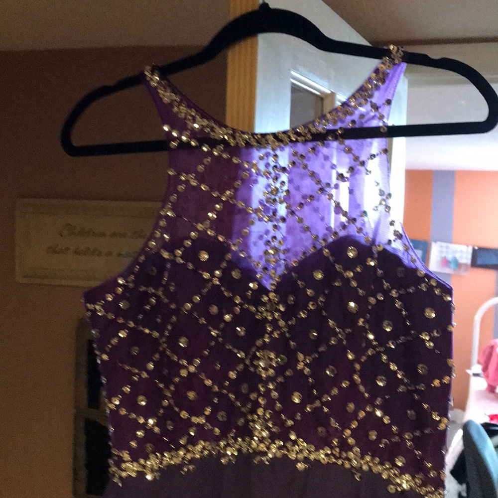 Purple prom dress